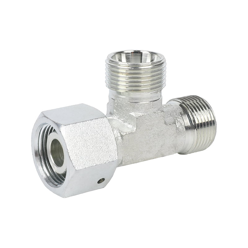 RUN TEE FITTINGS MED SWIVEL MUT CD